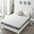 thumbnail image 1 of Water Resistant Mattress Protector Twin Size Soft Microfiber Great for Pets Cool Breathable and Noiseless Safeguard Allows Air and Heat to Pass Through Smooth Top Cooling Smooth Top, 1 of 5