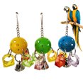 thumbnail image 1 of 3PCS Parrot Hanging Ball Interactive Ring Bird Bite Ball Parrot Hanging Toy, 1 of 10