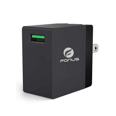

18W Adaptive Fast Travel Home Wall AC USB Charger Power Adapter Port with Smart Detect D1Y for Kyocera DuraForce XD Pro 2 - LG G5 K40 K7 K10 Aristo K8 V20 G6 Q6 V30 K30 X Venture