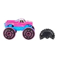 thumbnail image 7 of Hot Wheels Monster Trucks 1:24 Scale Barbie RC Toy Vehicle, Battery-Powered Remote-Control Truck, 7 of 7