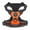 Orange, variant on PHOEPET No Pull Dog Harness Medium Reflective Front Clip Vest with Handle, Adjustable 2 Metal Rings 2 Buckles,Grey