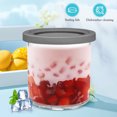thumbnail image 4 of 1/2/4 Uds. Contenedores de helado a prueba de fugas ligeros reutilizables accesorios de cocina Hugtrwg Para estrenar, 4 of 8