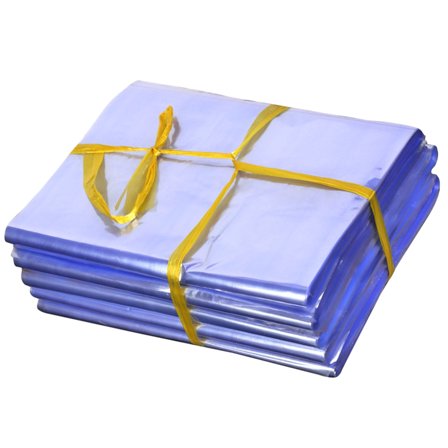 Raindrops PVC Shrink Wrap Bags for Shoes Heat Seal Waterproof 100pcs