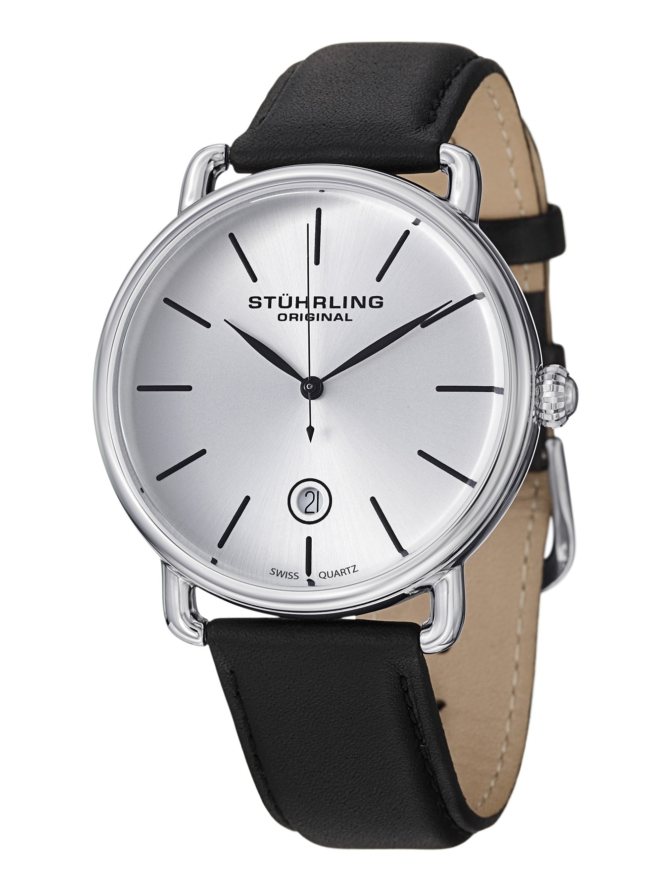 silver designer watch