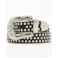 thumbnail image 2 of Shyanne Women's Rhinestone Studded Leather Belt - 6531-BLK M L, 2 of 3