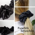 thumbnail image 5 of Chouchous en Soie pour Cheveux, Attaches Élastiques pour Queue de Cheval, 5 of 5