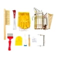 thumbnail image 3 of Kit de 10 piezas para ahumador de abejas para apicultor, incluye soporte para , guantes, herramientas y suministros para apicultura, jardín y, 3 of 8