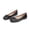 Black, variant on Women's Bow Ballet Flats for Dressy, Comfortable Low Heel Closed Square Toe Slip On Shoes for Party Wedding Vacation