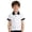White, variant on Ticikt Short Sleeve School Uniform Polo Shirts, Contrast Trim Collar Casual Daily Wear Top,White