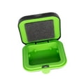 thumbnail image 1 of Estuche para audífonos Estuche protector Resistente a caídas Contenedor portátil a prueba de salpicaduras para audífonos para amplificador de sonido Negro Verde, 1 of 10