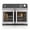 Gray, variant on Ninja French Door 8-in-1 Countertop Oven, with Smart Surroundair Technology and Air Fry Function, Dishwasher Safe, 6 Pieces, FO100 Silver