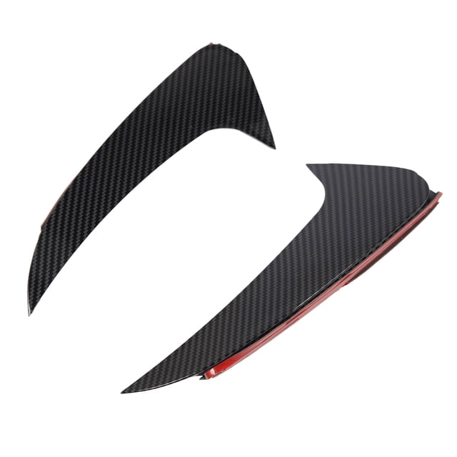 Rear Bumper Lip, 2 Pcs Back Bumper Lip, Universal Rear Bumper Anti Crash Spoiler Canard Diffuser Wrap Angle Splitter ForCLS Class W218 C218