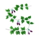 thumbnail image 4 of Hojas falsas de ratán, flores artificiales, vegetación de ratán, enredadera decorativa de ratán falso Berenjena, 4 of 9