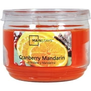 Mainstays 4-Piece 11.5-oz. Jar Candle Cranberry Mandarin, Orange