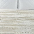 thumbnail image 3 of Home Soft Things Stitching Jacquard Faux Fur Throw - Antique White - 50" x 70", 3 of 11