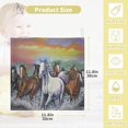 thumbnail image 2 of SKYSONIC Color Running Horse Baby Muslin Washcloths Face Towel, Retro Burp Cloths Cotton Wipes 5 PCS Infant Wash Cloth for Newborn Boys Girls 12"x12", 2 of 7