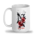 thumbnail image 2 of Personalized Ceramic Coffee Mug with Initial N for Women, Monogrammed 11oz 15oz Cup, Great for Mom, Coworker, Sister, or Friend, 2 of 6
