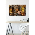 thumbnail image 6 of Retro Speaker Wall Wall Poster with Pushpins, 22.375" x 34", 6 of 6