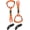 Orange, variant on 2-in-1 Car Assist Handle Kit | Adjustable Overhead & Backseat Grab Bar with Soft Rubber Grip for Added Support Entering and Exiting Vehicle (2, Blue)