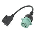 thumbnail image 4 of 16pin to 8pin 9pin OBD2 Cable Diagnostic Tool Scanner Convertor Adapter Cable Replacement for Mack Heavy Trucks, 4 of 8