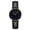 Black, variant on Women Dress Watches Fashion Star Dial Analog Waterproof Wrist Watch with Stainless Steel /Leather Strap