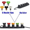 thumbnail image 2 of 4000PSI Three-in-One Ceramic Coil Car Wash Water Gun Cleaning Gun with 5 Colors Nozzle Adapter, 2 of 3