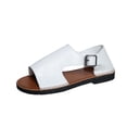 thumbnail image 2 of QNANSPI Women's Wedge Heel Shoes, Summer Casual Footwear for Women, Women Low Heel Bohemian Style Strappy Flat Heel Footwear For Beach Casual Summer Shoes, 2 of 6