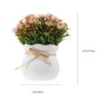thumbnail image 2 of NUOLUX Planta Artificial Floral En Maceta Rosa Para Ambientes Interiores Y Espacios Del Hogar, 2 of 6