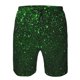 thumbnail image 3 of Fotbe Green Sparkling Trajes de Baño Estampados para Hombre, Shorts de Verano de Secado Rápido, Ropa de Playa, Bañadores-XX-Large, 3 of 6