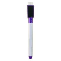 Markers 6 Pack Whiteboard Erase Markers with Erasers Cap for Whiteboard Boards sch ool And Home 2mlMagnetic marker pen with magnetic [purple rod purple core] 113