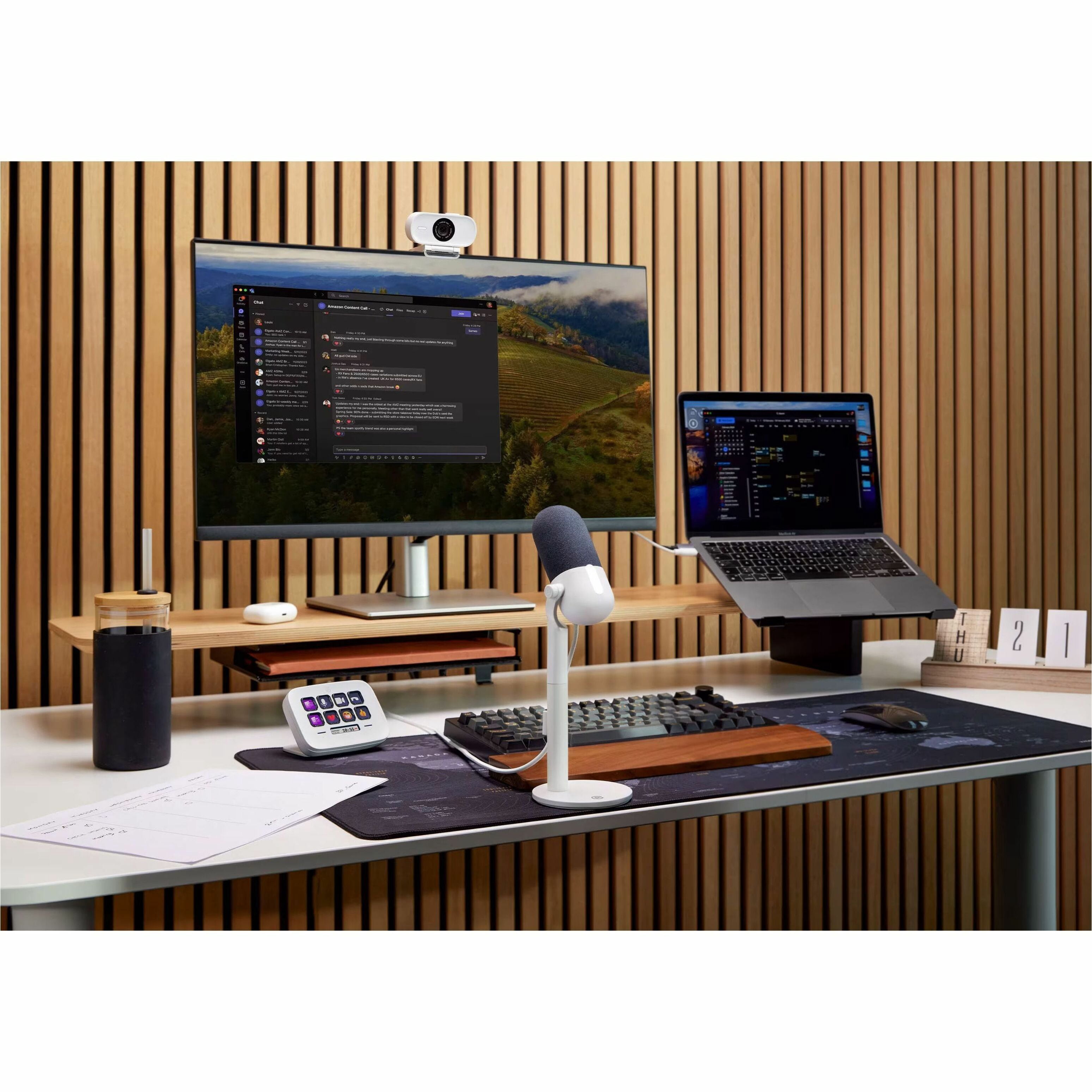 Elgato Wave Neo - Usb Condenser Microphone  Tap To Mute  For Gaming  Streaming  Meetings  Voice Recording On Teams/Zoom/Obs/Twitch/Youtube & More  Plug-N-Play  Works On Laptop  Pc  Mac  Ipad  Iphone