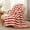 Orange&White, variant on Amélie Handmade Chunky Knit Chenille Throw Blanket Soft Cozy Blanket for Couch, Sofa Bed