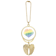 thumbnail image 1 of Rainbow Heart Love LGBT * wordcloud Llavero para automóviles, 1 of 4