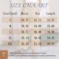 thumbnail image 2 of Women's High Waisted Wide Leg Cropped Pants Casual Drawstring Elastic Waist Capri Pants with Pockets, 2 of 7