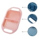 thumbnail image 3 of Yuarrent Cesta de drenaje de PP, portátil, plegable, lavable, 2 compartimentos, colador de limpieza de verduras, colador de interior, accesorios con Organizadores de utensilios de cocina Rosa Yuarrent HA012071-03, 3 of 6