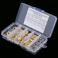 thumbnail image 1 of 200pcs Cola Espaciador Tornillo Tuerca M3 Macho Hembra Latón Hexagonal, 1 of 8