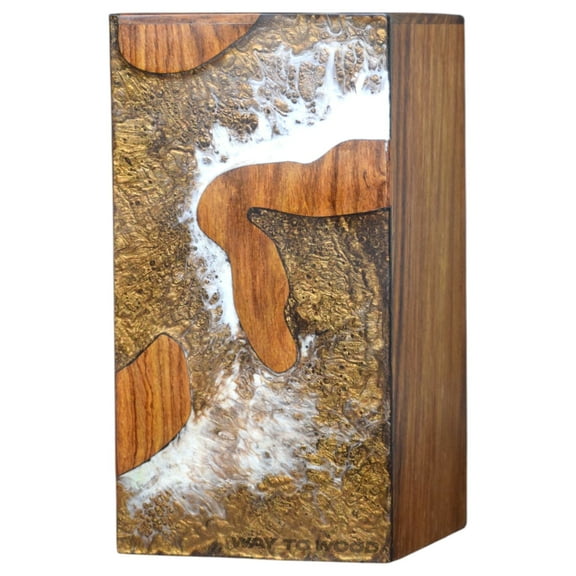 Wooden Urn for Human Ashes Adult Male/Female – Durable Cremation Urn for Ashes - Premium Memorial Urns for Adults – Suitable for Burial or Home Display