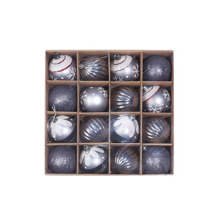 

QILIN 16Pcs/Set Christmas Decoration Shopping Mall Ceiling Window Xmas Tree Pendant