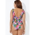 thumbnail image 2 of Swimsuits for All Women's Tie Shoulder One Piece Swimsuit, 2 of 2