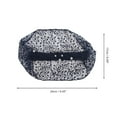 thumbnail image 2 of Unique Bargains Women's 1pc Fashion Faux Pearl Wide Headwrap 9.45"x6.69" Navy Blue, 2 of 5