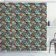 thumbnail image 1 of Ambesonne Pirates Shower Curtain, Colorful Objects Marine, 69"Wx84"L, Multicolor, 1 of 3