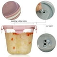 thumbnail image 3 of VanEnjoy 4-Pack 23oz Airtight Round Glass Food Containers with Lids, Meal Prep Containers, Freezer Safe, Minimalist Style, 3 of 7