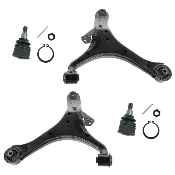 TRQ Front Suspension Lower Control Arm Ball Joint Driver Passenger Kit Set of 4 PSA62865