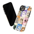 thumbnail image 3 of Bonnet Cat Collage Phone Case, Cute Illustrated Kittens in Headscarves iPhone Cover, Whimsical Artistic Protective Case for iPhone 16 15 14 13 12 11 Plus Pro Max Mini, 3 of 6