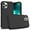 Black/Black, variant on For Apple iPhone 14 Pro 6.1 inch Slim Dual layer Shockproof Protective Defender Armor Hybrid Case Cover Black/Black