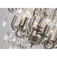 thumbnail image 5 of Living Design 16" Antique Brass Metal Chandelier With Clear Crystals, 5 of 6