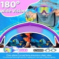 thumbnail image 4 of Vvinca Kids Swim Goggles, 2 Pack for Ages 3-15 - with Earplugs and Nose Clip, 4 of 7