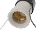thumbnail image 4 of Small tee ceramic lamp socket insulation bulb ceramic wick porcelain lamp holder E27 interface, 4 of 9