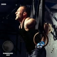 thumbnail image 4 of RDX Fingerless Weight Lifting Gloves Gym Workout Gloves for Men Bodybuilding Breathable Powerlifting Wrist Support Padded Palm Training Exercise, Blue, L, 4 of 8