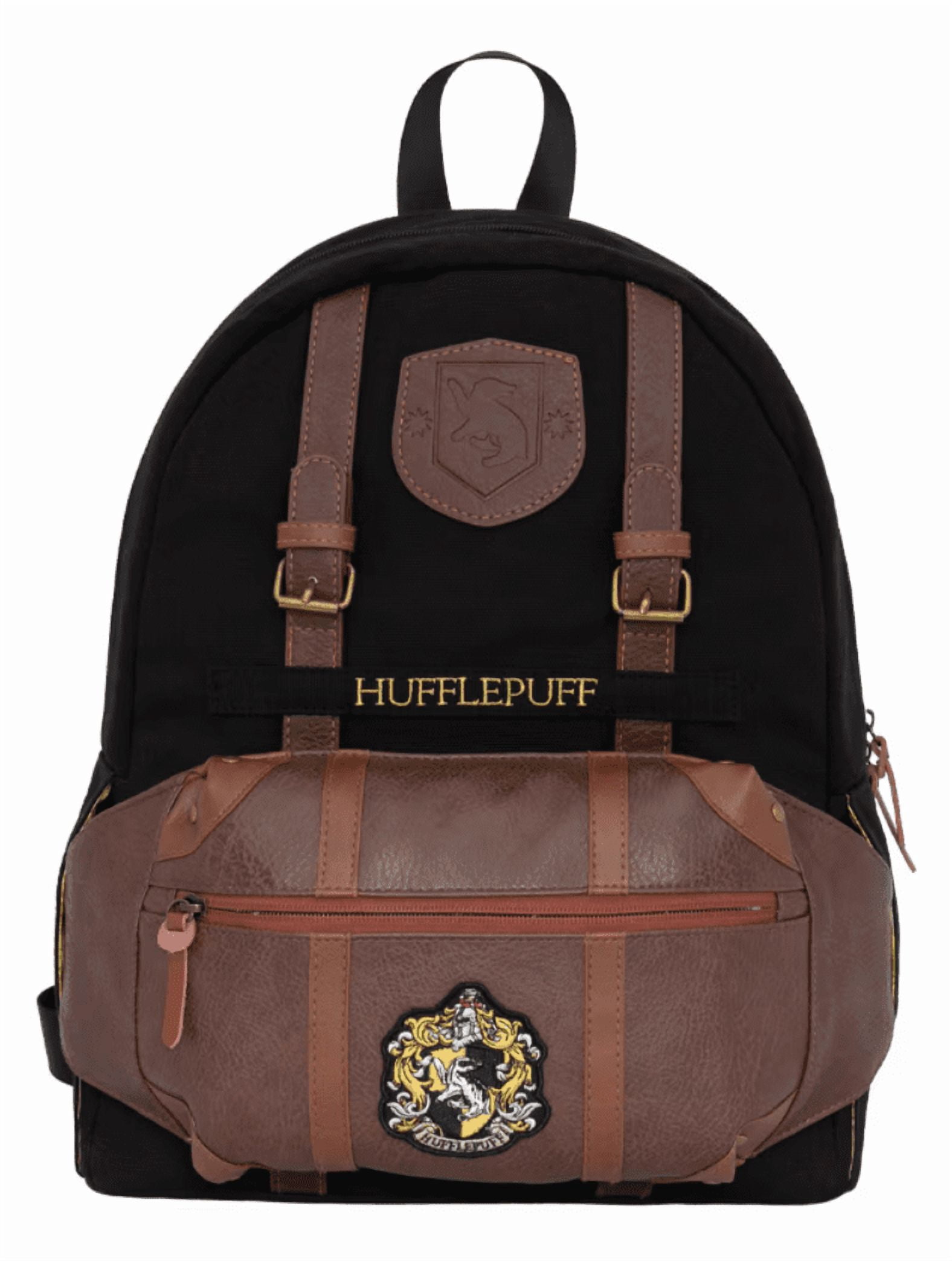 Harry Potter Black Red White Gryffindor Tie Backpack Universal Studios Harry Potter Hogwarts Crest Varsity Jacket Mini Backpack main image 2